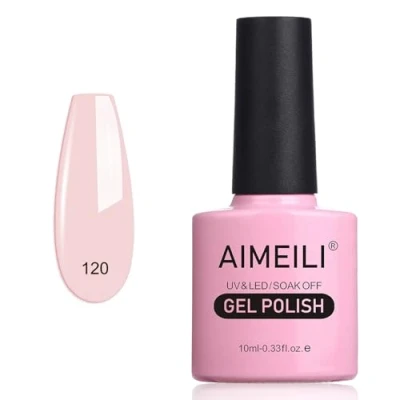 Abbildung von AIMEILI UV LED Gellack ablösbarer Gel Nagellack Polish Rosa Xhybrida (120) 10ml