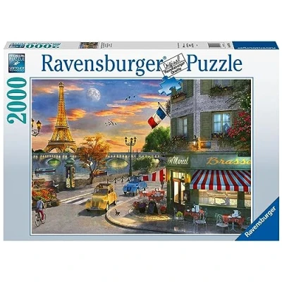 Abbildung von Ravensburger Puzzle 16716 Romantische Abendstunde in Paris 2000 Teile für Erwachsene und Kinder ab 14 Jahren