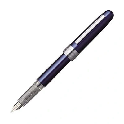 Abbildung von PLATINUM Plaisir PGB 1000#56 Füllfederhalter/Federstärken: F fein/Farbe: Blue/Blau/Handgefertigt/Kunststoffverpackung/Füllhalter