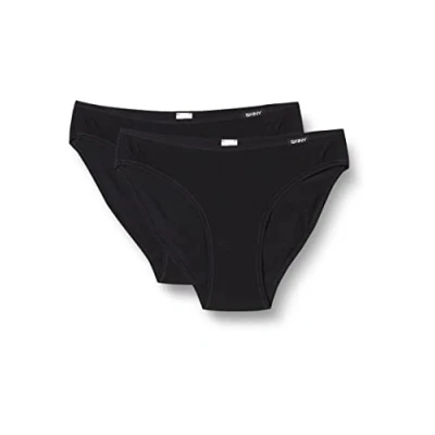 Abbildung von Skiny Damen RIO SLIP 2ER PACK Slip, Damen, Größe: 36, Black
