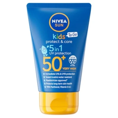 Abbildung von NIVEA SUN Kids Protect &amp; Care Kinder Bonnenbalsam SPF 50+ Reisegröße 50ml