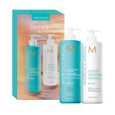 Abbildung von Moroccanoil Regenerierender 500ml Shampoo and Conditioner Set