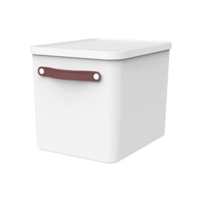 Abbildung von Rotho MyPaper Archivbox Dokumentenorgan. MY PAPER Plus, Kunststoff (PP) BPA frei, weiss/blau, (40.0 x 29.2 29.8 cm)