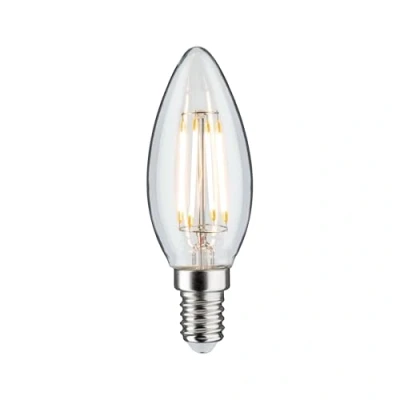 Abbildung von Paulmann 28684 LED Lampe Filament Kerze 4,8W Leuchtmittel dimmbar Klar 2700K Warmweiß E14
