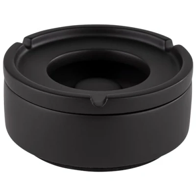 Abbildung von APS 559 Windaschenbecher &quot;ELEMENT&quot;, mit möbelschonender Unterseite, Beton, Schwarz, Ø 10,5 cm