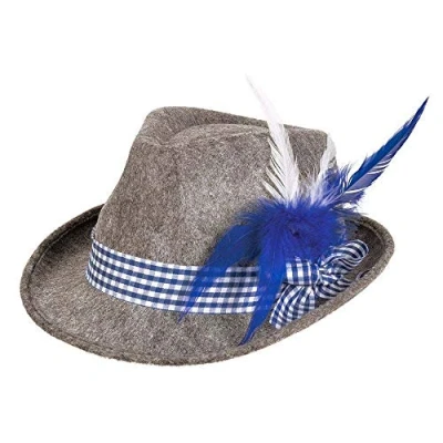 Abbildung von Boland Hut Wiesn, bayerischer Hut, Trachtenhut, Kopfbedeckung, Mütze, Volksfest, Mottoparty, Karneval, Blau