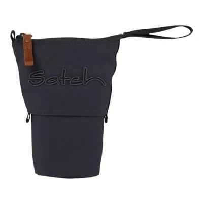 Abbildung von satch Pencil Slider extra groß inkl. Trennfach Reißverschlussfach Stiftehalter Geodreieck Sichtfenster für Stundenplan Nordic Grey Grau