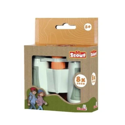 Abbildung von SIMBA 109452671 Scout Einsteiger Fernglas, 8 Fach Vergrößerung, 11cm, mit Kordel, ab 3 Jahren