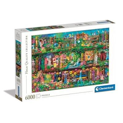 Abbildung von Clementoni Garden Shelf Puzzle 6000 Teile Erwachsene in 168 x 118 cm anspruchsvoll von 36532