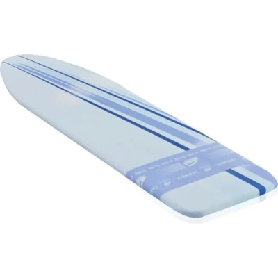 Abbildung von Leifheit Bügelbrettbezug Thermo Reflect Glide &amp; Park Universal, Bügelfläche bis 140 x 45 cm, Dampfbügeleisen, Dampf und Hitzereflektion, Gleitzone für schnelleres Bügeln, Parkzone das Bügeleisen