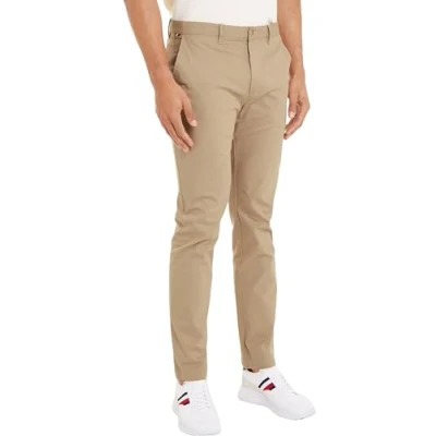Abbildung von Tommy Hilfiger Herren Chino Hose Denton Essential Twill Stretch, Beige (Beige), 33W/29L