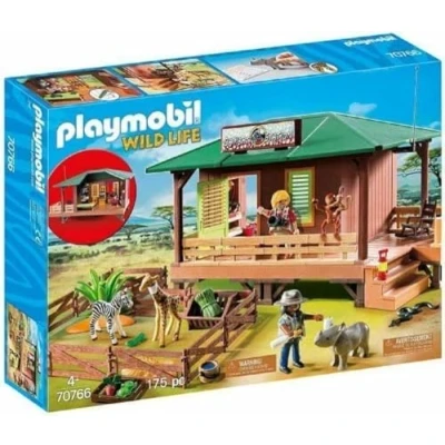 Abbildung von PLAYMOBIL Wild Life 70766 Rangerstation mit Tieraufzucht, Ab 4 Jahren