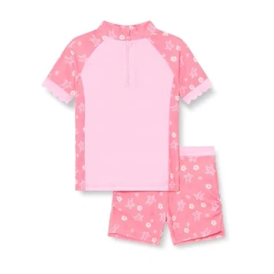 Abbildung von Playshoes Unisex Kinder UV Schutz Bade Set zweiteilig Schwimmshirt Badeshorts Badebekleidung, Hawaii, 86/92