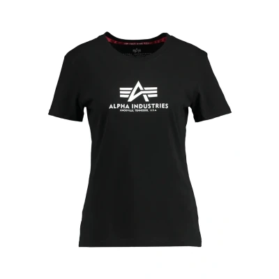 Abbildung von Alpha Industries Damen New Basic T Wmn Shirt, Black, S