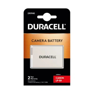 Abbildung von Duracell Canon LP E8 Camera Battery