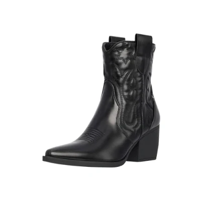 Abbildung von Elara Damen Stiefeletten Cowboy Boots Chunkyrayan DE326P Black PU 40