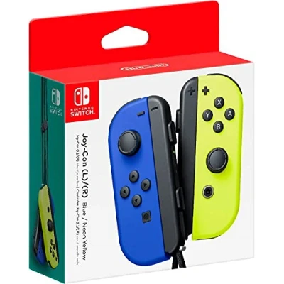 Abbildung von Nintendo Joy Con 2er Set Blau/Neon Gelb