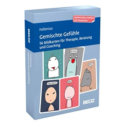 Abbildung von Gemischte Gefühle: 56 Bildkarten für Therapie, Beratung und Coaching. Mit 12 seitigem Booklet. Kartenformat 9,8 x 14,3 cm in stabiler Box (Beltz Therapiekarten)