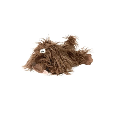 Abbildung von sigikid Zottle Lottle, BeastsTown Kuscheltier: Sammeln, Schenken, Spielen, Schmusen, empfohlen für Kinder und Erwachsene von 3 bis 99 Jahren, Polyester, Mittelbraun/Hund, 30x14x17 cm