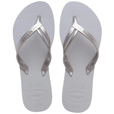 Abbildung von Havaianas Elegance, Stylische, Robuste und Bequeme Badelatschen für Frauen mit Stylischen Riemen Rutschfesten Sohlen