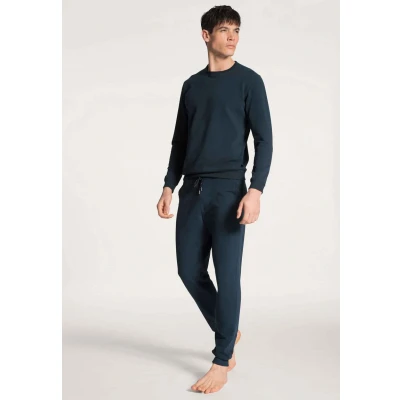 Abbildung von Calida Nachtwäsche Shirt, Herren, Größe: Small, Dark sapphire