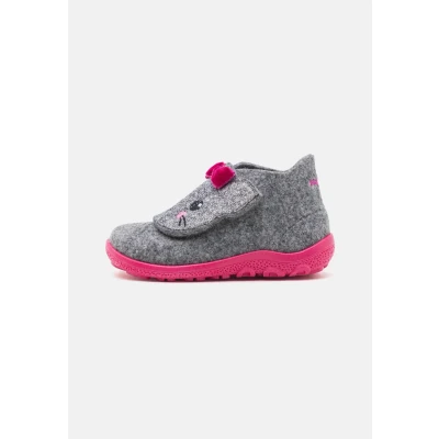 Abbildung von Superfit Happy OCTI Unisex Hausschuh für Kinder, Größe: 20, Hellgrau/pink Schuhe