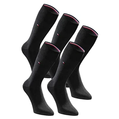 Abbildung von Tommy Hilfiger Herrensocken 5 Paar Pack Classic Casual Business Socken schwarz 43 46