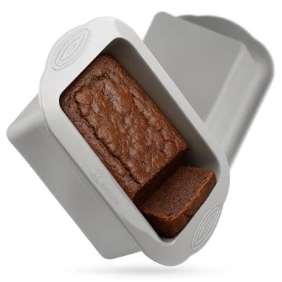 Abbildung von Backefix flexible Silikon Batzenform bis 500g, Kastenform klein 15cm, ideale größe für Single Haushalte zum Brot Backen oder als Backform Toastbrot, altbewährt, gesund, BPA frei, lebensmittelecht
