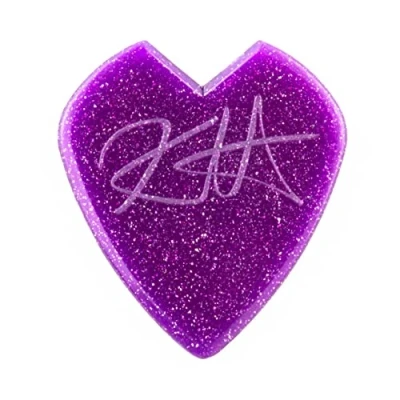 Abbildung von JIM DUNLOP Plektrum Kirk Hammet Violet Sparkle Jazz 6 Stück