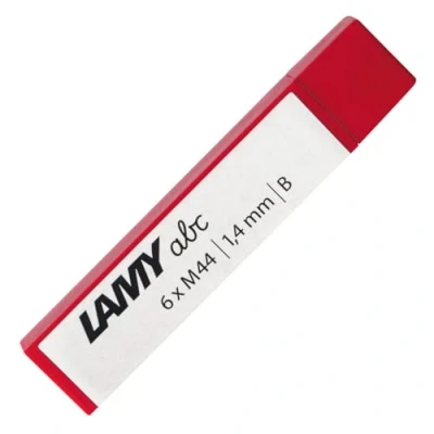 Abbildung von Lamy 1219666 M 44 Mine 813 Bleistiftminen in Schreibfarbe schwarz und Minenhärte B (6 Stück) Strichbreite 1,4 mm