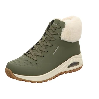 Abbildung von Skechers Damen Uno Rugged Fall Air Stiefelette, olivgrün, 39 EU