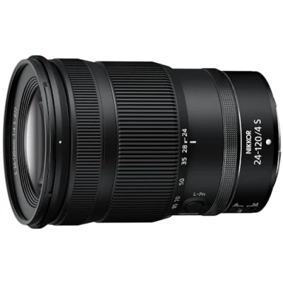 Abbildung von NIKKOR Z 24 120mm f/4 (incl. Gegenlichtblende HB 102)