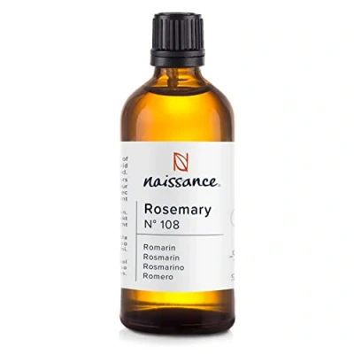 Abbildung von Naissance Rosmarinöl (Nr. 108) 100ml 100% Naturreines Rosmarin Ätherisches Öl für Naturkosmetik Haare Wachstum, Aromatherapie, Duftlampe Duftöl Aroma Diffuser