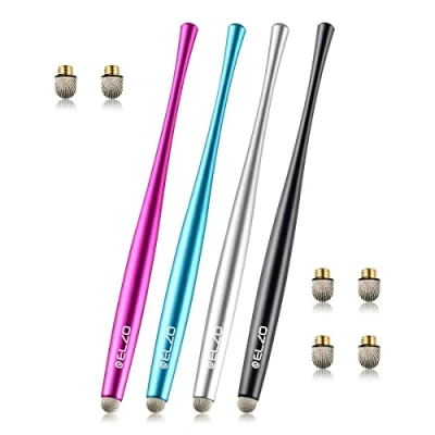 Abbildung von ELZO Tablet Stift 4 Pack Touchscreen Stylus Touch Pen Eingabestifte für alle Handys/Tablets iPhone, iPad, Samsung Galaxy Tab, Surface, Lenovo, Huawei, Xiaomi, Chromebook, Android IOS usw