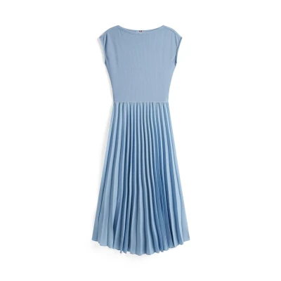 Abbildung von Tommy Hilfiger MIDI Freizeitkleid, Damen, Größe: XS, Brisk blue