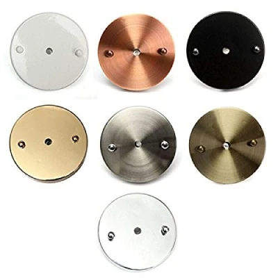 Abbildung von MASUNN Decken Baldachin Wandleuchte Mount LED Vintage Pendelleuchte Disc Base 120mm # 02 Weiß