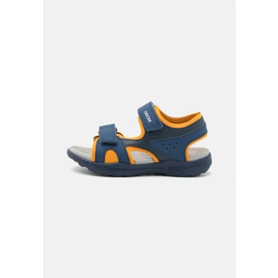 Abbildung von Geox J Vaniett BOY Trekkingsandale für Kinder, Größe: 32, Navy/orange Schuhe
