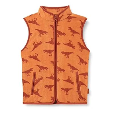 Abbildung von Playshoes Fleece Weste Unisex Kinder Outdoor Oberteil, Dinos, 86