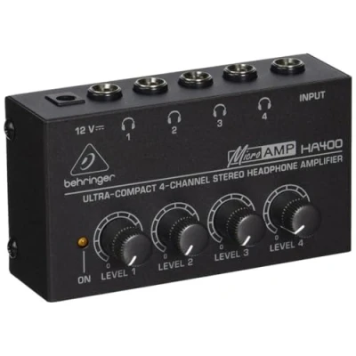 Abbildung von Best Price Square Headphone Amplifier, 4 CH Stereo HA400 by BEHRINGER
