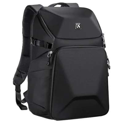 Abbildung von K&amp;F Concept Kamerarucksack, Wasserdicht Fotorucksack Spiegelreflex DSLR Rucksack Kameratasche für Spiegelreflexkameras Digital multifunktionale Kamerataschen Kameras（20L）