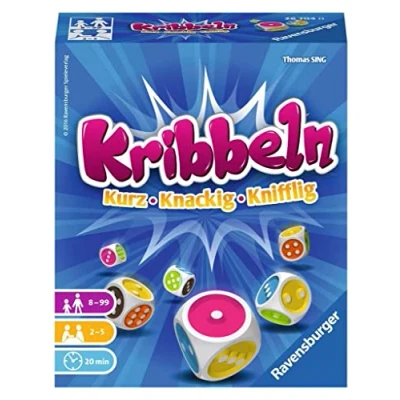 Abbildung von Ravensburger 26704 Kribbeln, kniffliges Würfelspiel für 2 5 Spieler, Mitbringspiel ab 8 Jahren, die Flotten Kleinen