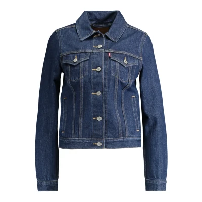 Abbildung von Levi&#039;s Original Trucker Jeansjacke, Damen, Größe: XS, Clean dark authentic