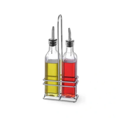 Abbildung von HENDI Menage 2 x 0,237 l 11,5 6 32,5 cm Edelstahl verchromt