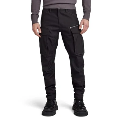 Abbildung von G STAR RAW Men&#039;s Pants Rovic Zip 3D Regular Tapered Pants, Schwarz (dk Black D02190 D410 6484), 29W / 32L