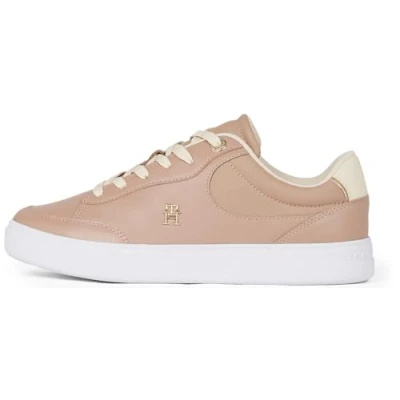 Abbildung von Tommy Hilfiger Essential CHIC Court Sneaker low, Damen, Größe: 42, Claystone Schuhe