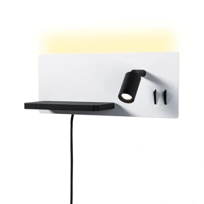 Abbildung von Paulmann LED Wandleuchte Serra USB C, linke Seite