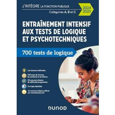 Abbildung von Entraînement intensif aux tests de logique et psychotechniques 2024 2025: Catégories A, B C (2024 2025)
