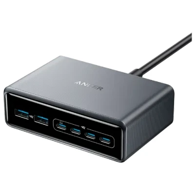 Abbildung von Anker Prime 6 In 1 Schnellladegerät 200W Schwarz