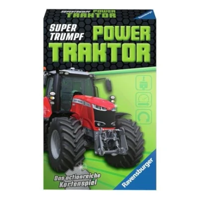 Abbildung von Ravensburger Kartenspiel, Supertrumpf Power Traktor 20689, Quartett und Trumpf Spiel für Technik Fans ab 7 Jahren