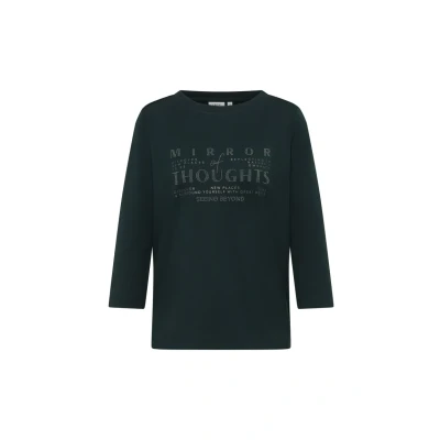 Abbildung von Cecil Langarmshirt, Damen, Größe: Large, Grün